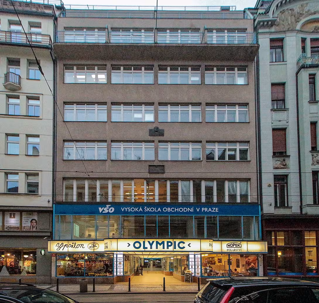 Heutige Ansicht – Obchodní dům Olympic