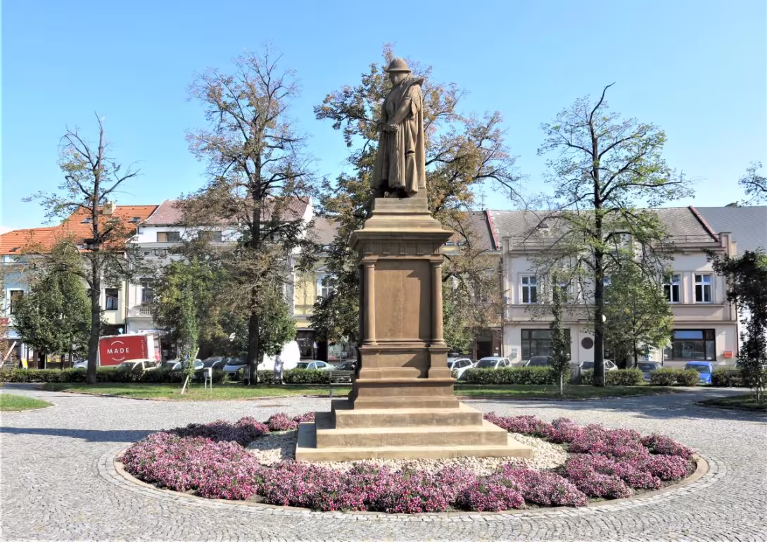 Dnešní pohled – Pomník Jana Žižky v Čáslavi