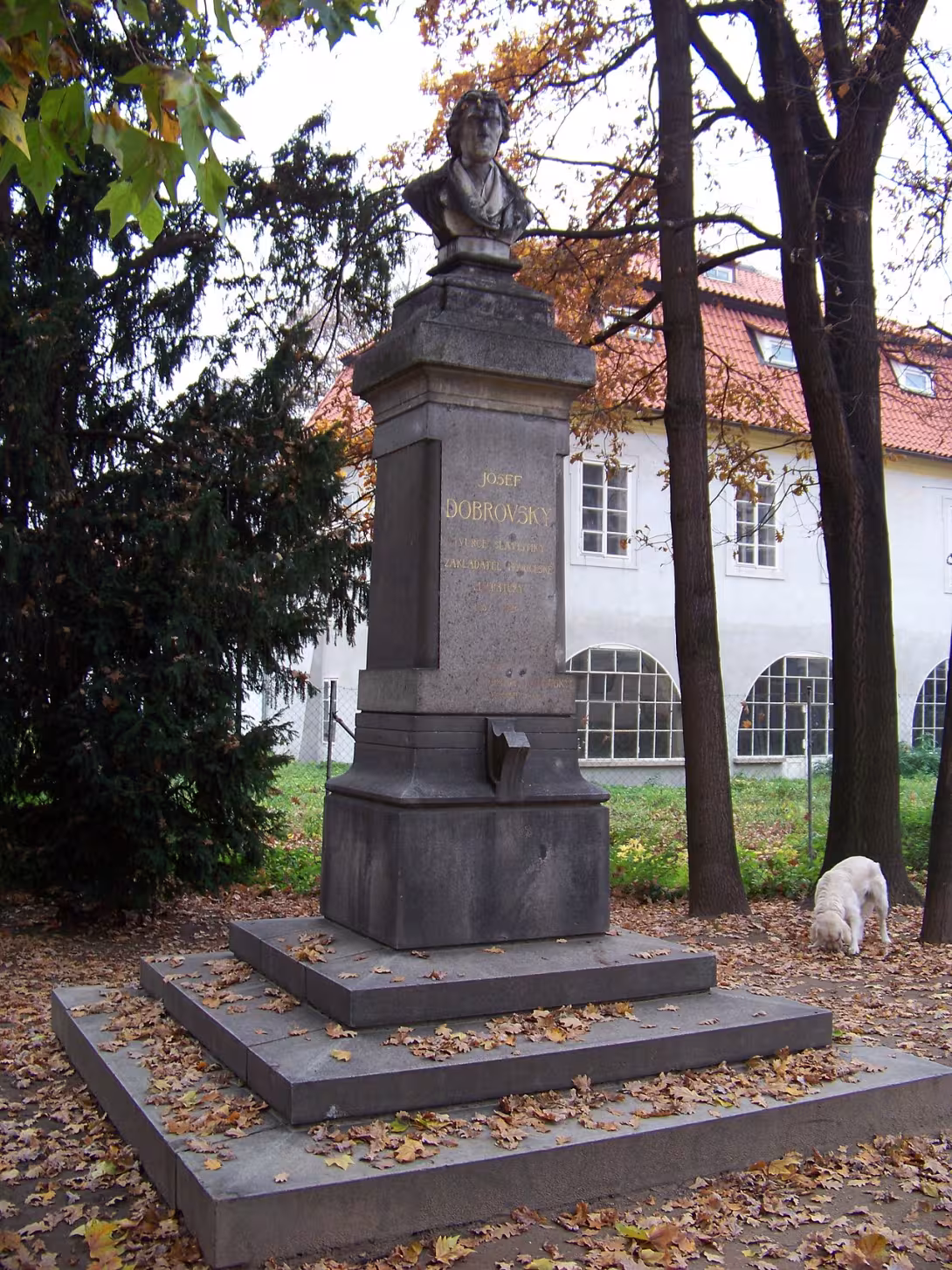 Today's view – Pomník Josefa Dobrovského