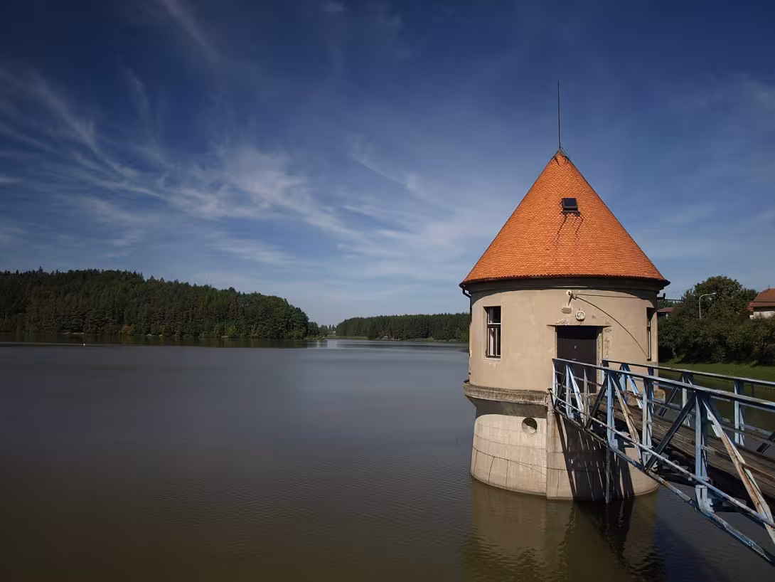 Dnešní pohled – Přehrada Fryšták