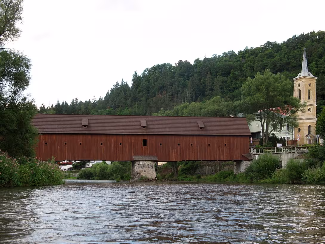 Dnešní pohled – Radošovský most