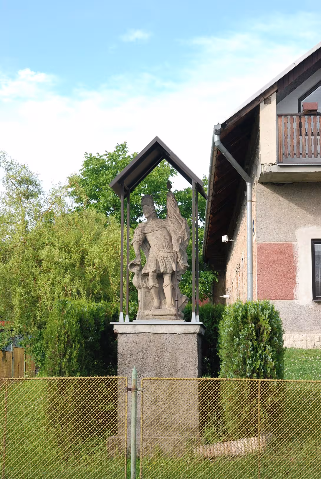 Heutige Ansicht – Socha svatého Floriána (Martinov)