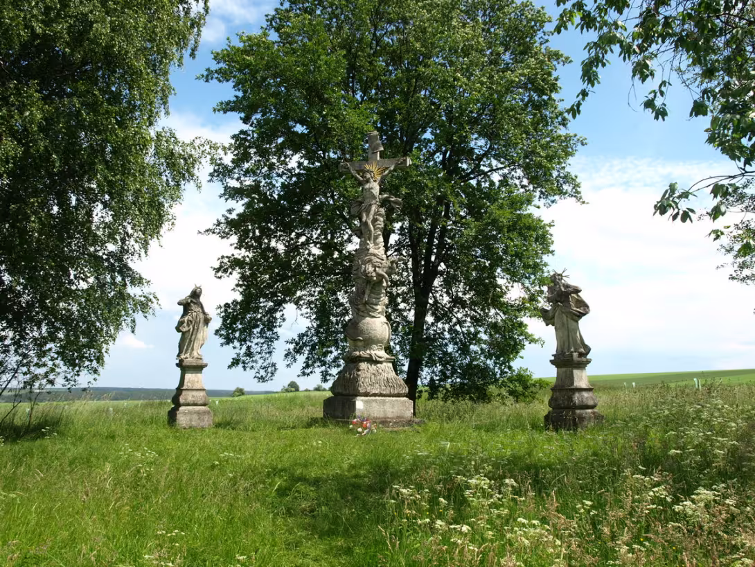 Today's view – Sousoší Kalvárie (Týn nad Vltavou)