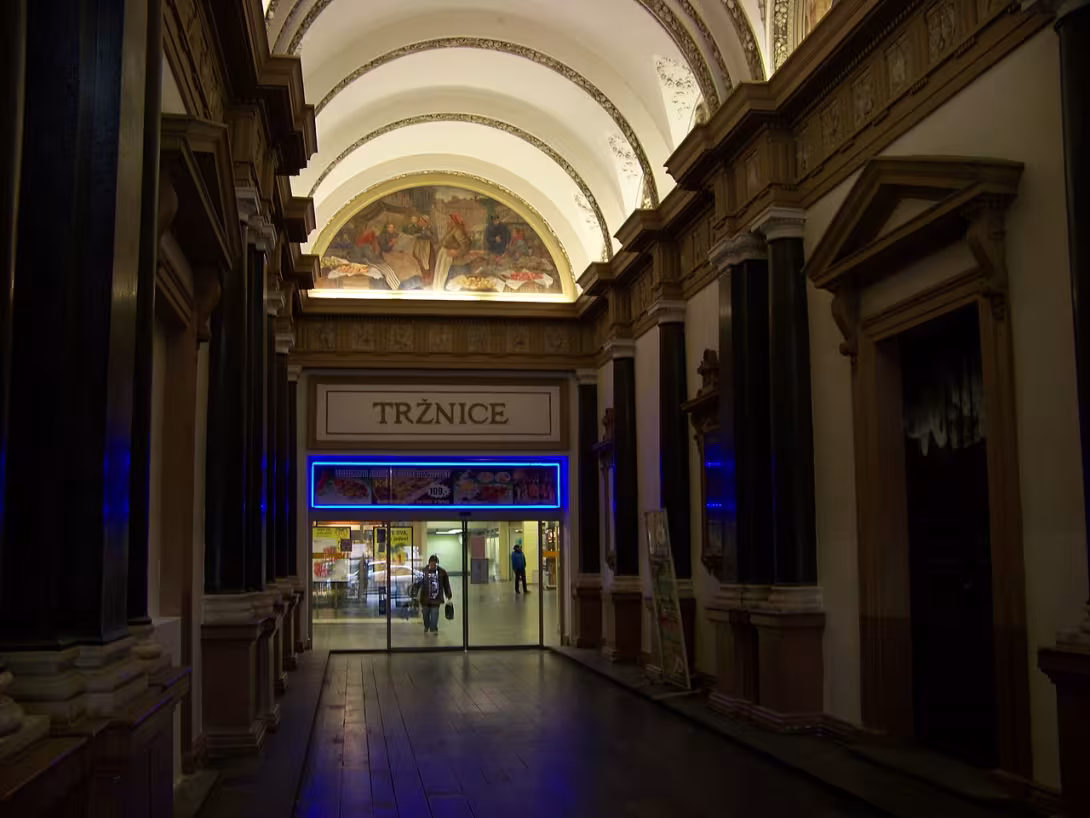 Dnešní pohled – Staroměstská tržnice