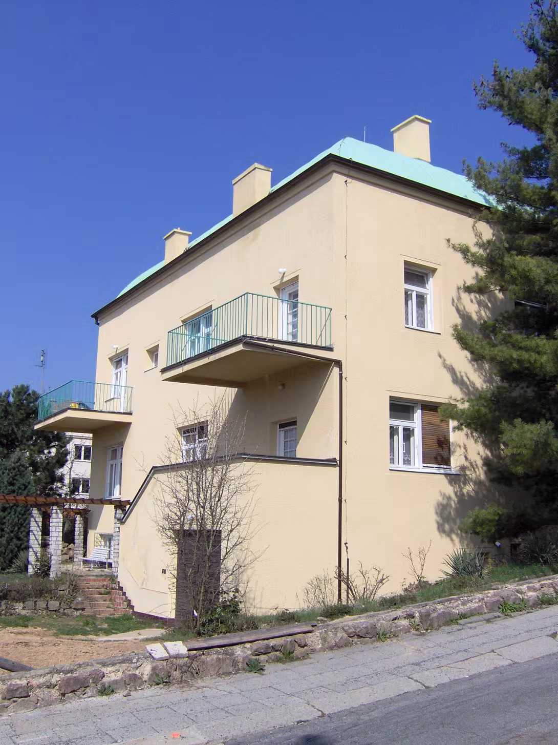 Dnešní pohled – Steinův rodinný dům