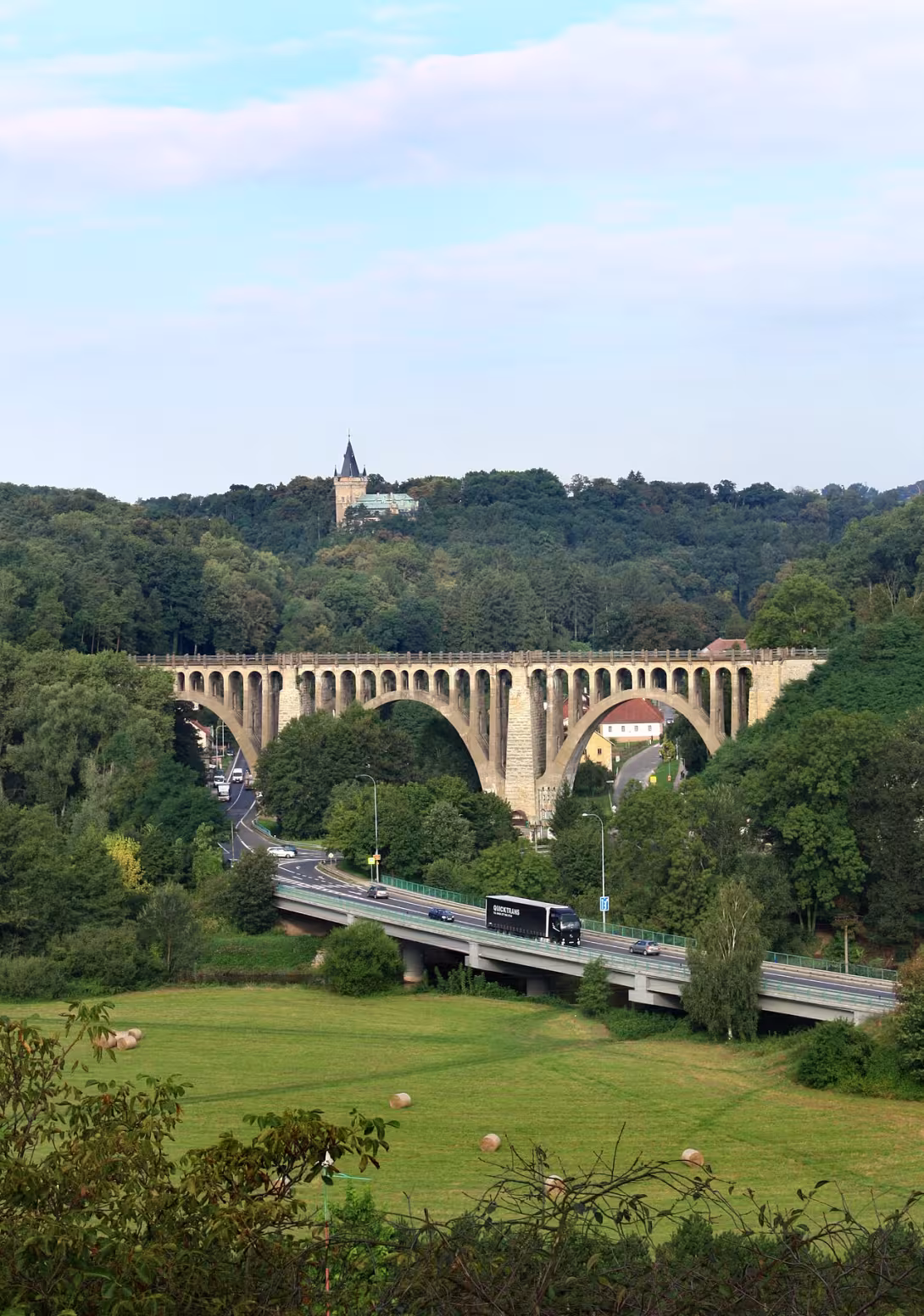 Dnešní pohled – Stránovský viadukt