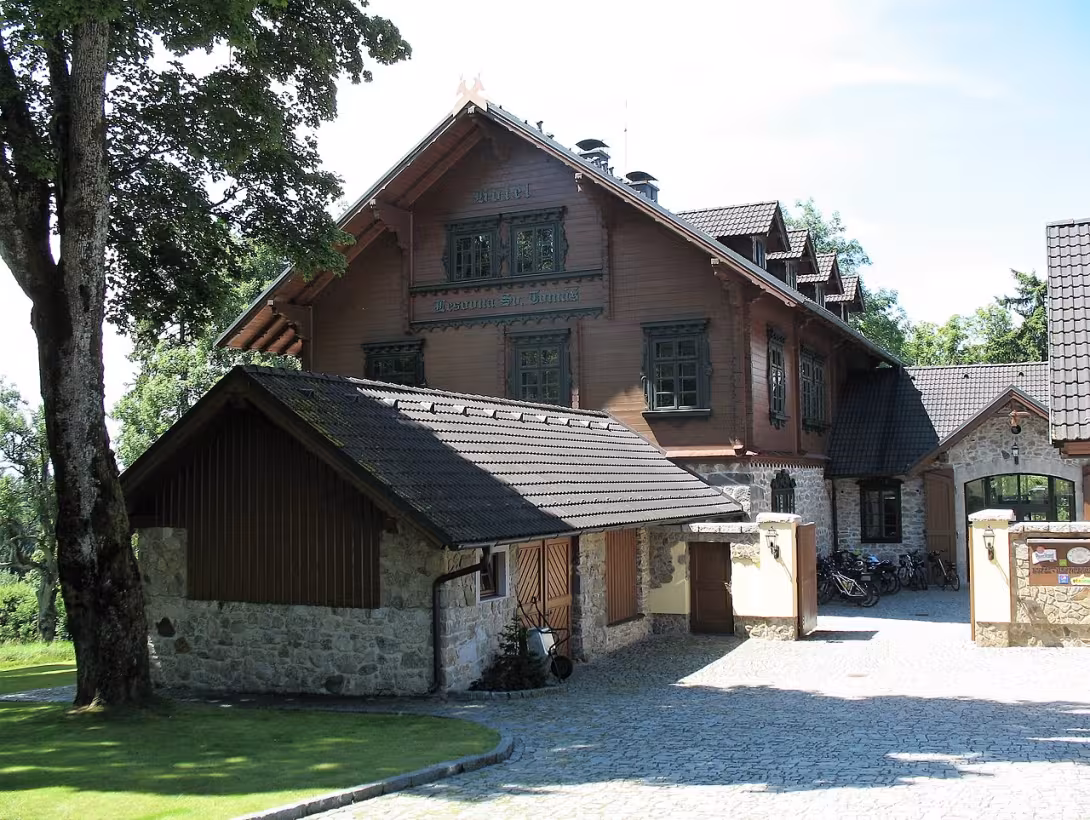 Today's view – Svatý Tomáš (zámek)