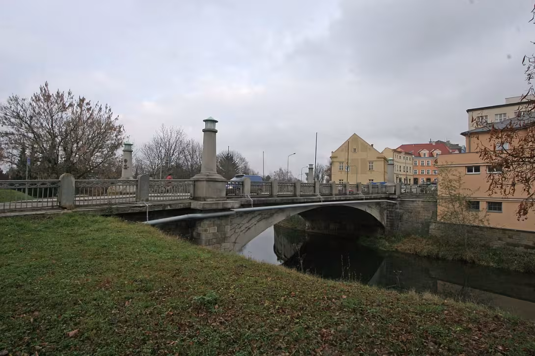 Dnešní pohled – Tyršův most
