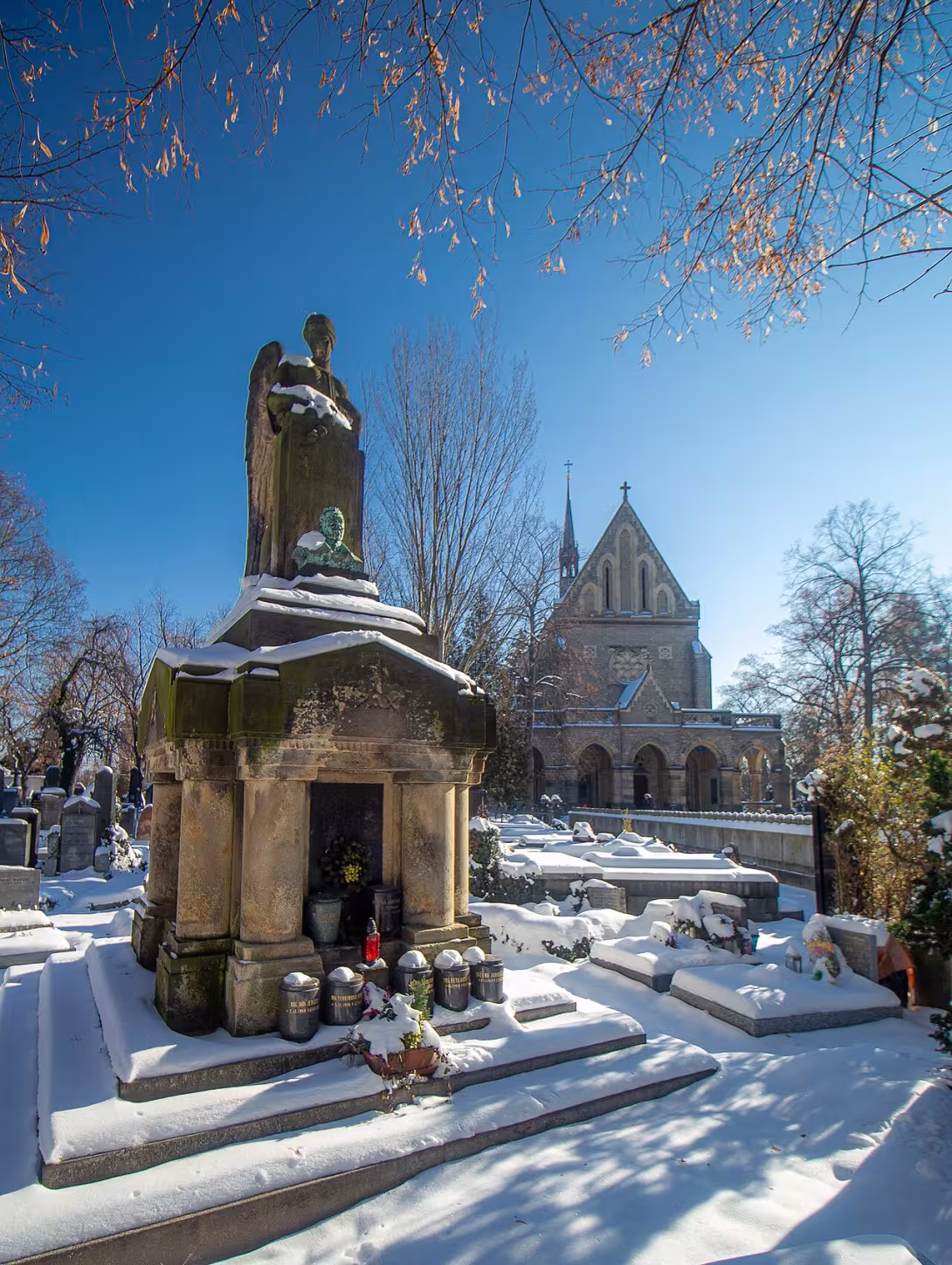 Heutige Ansicht – Vinohradský hřbitov