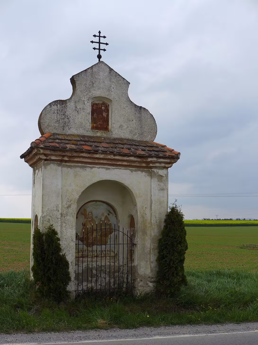 Dnešní pohled – Výklenková kaplička - poklona (Moravské Budějovice)