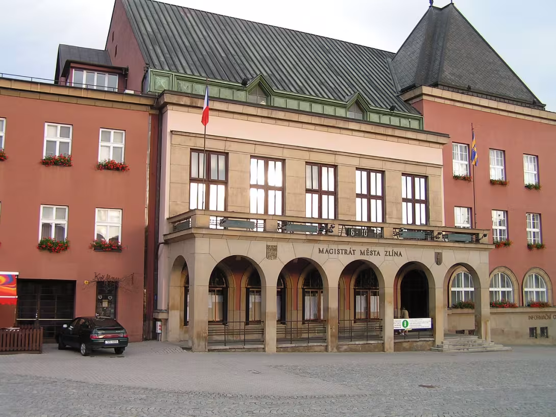Dnešní pohled – Zlínská radnice