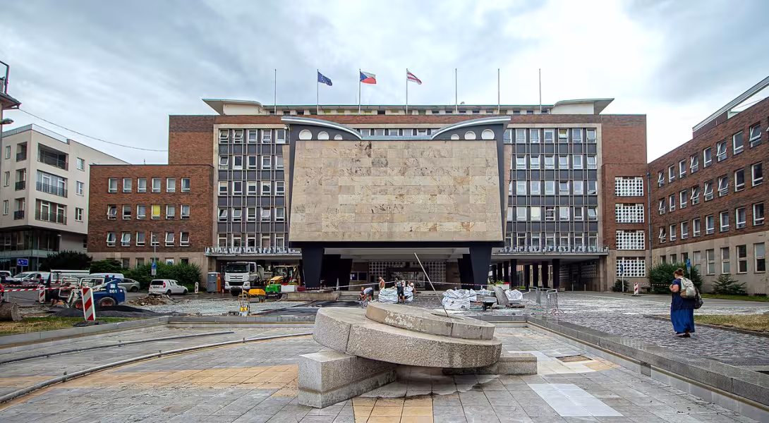 Heutige Ansicht – budova Magistrátu města Ústí nad Labem