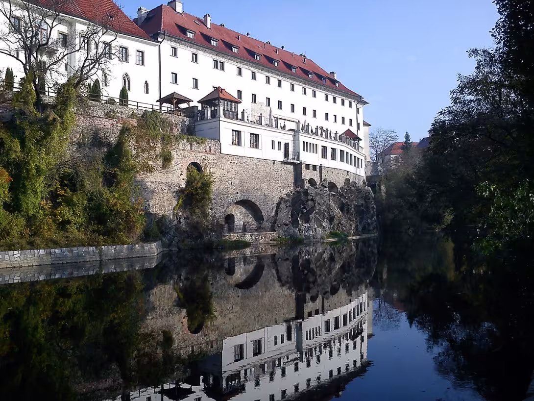 Dnešní pohled – jezuitská kolej v Českém Krumlově