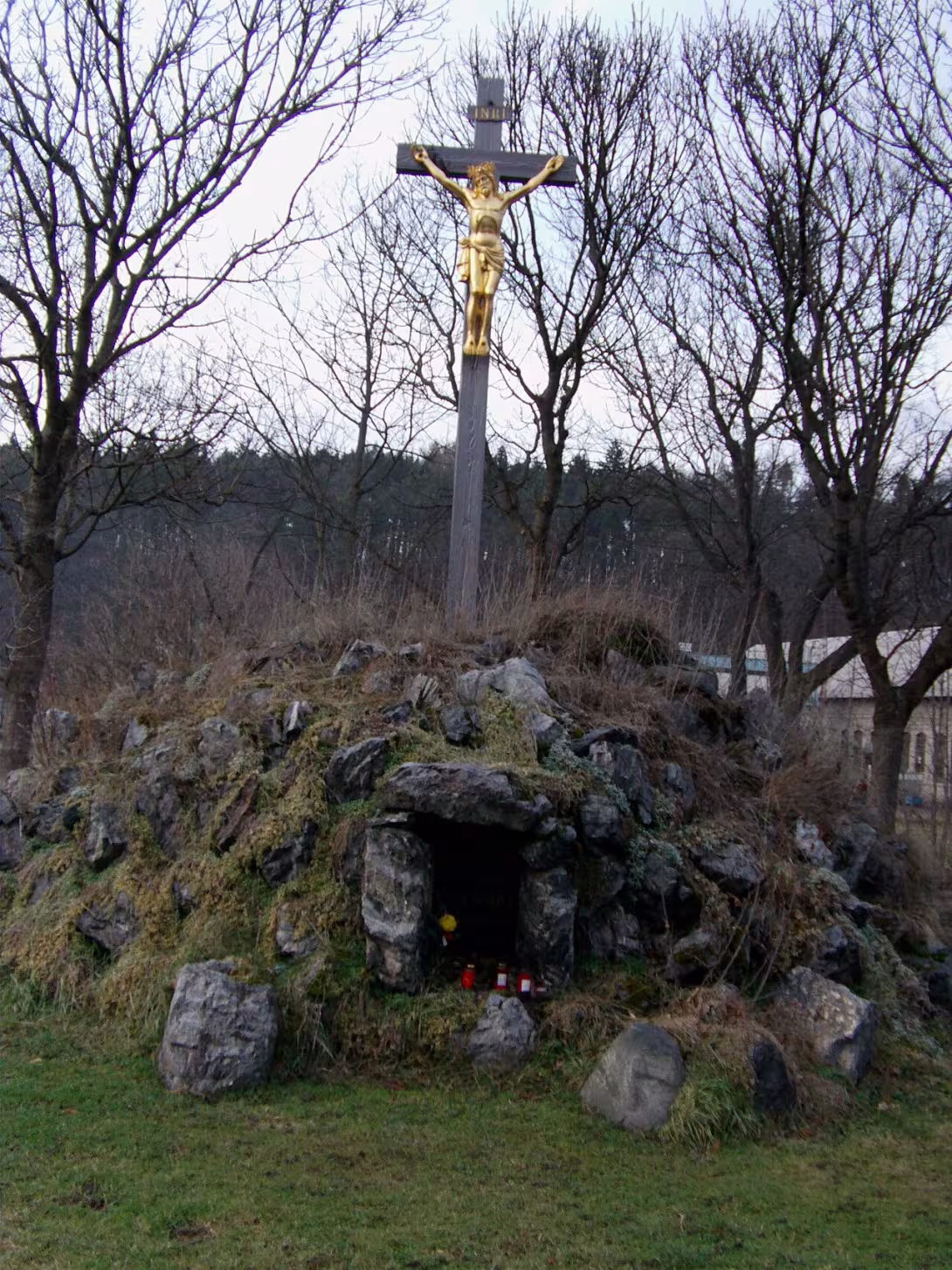 Dnešní pohled – Černá mohyla