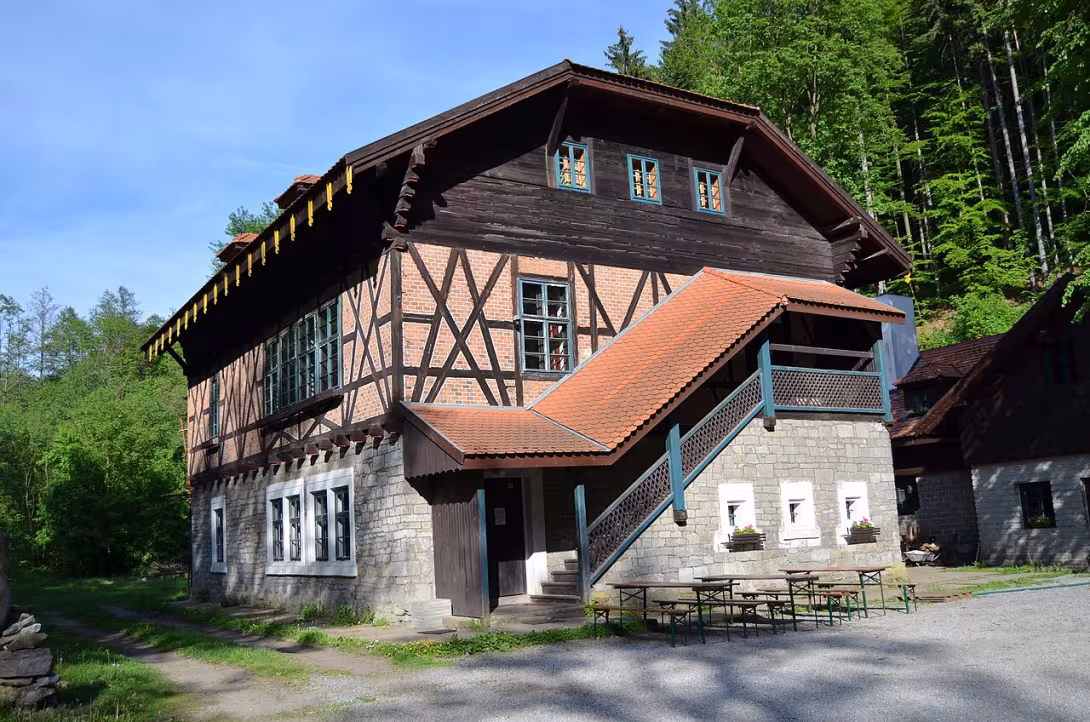 Dnešný pohľad – Švýcárna (Adamov)