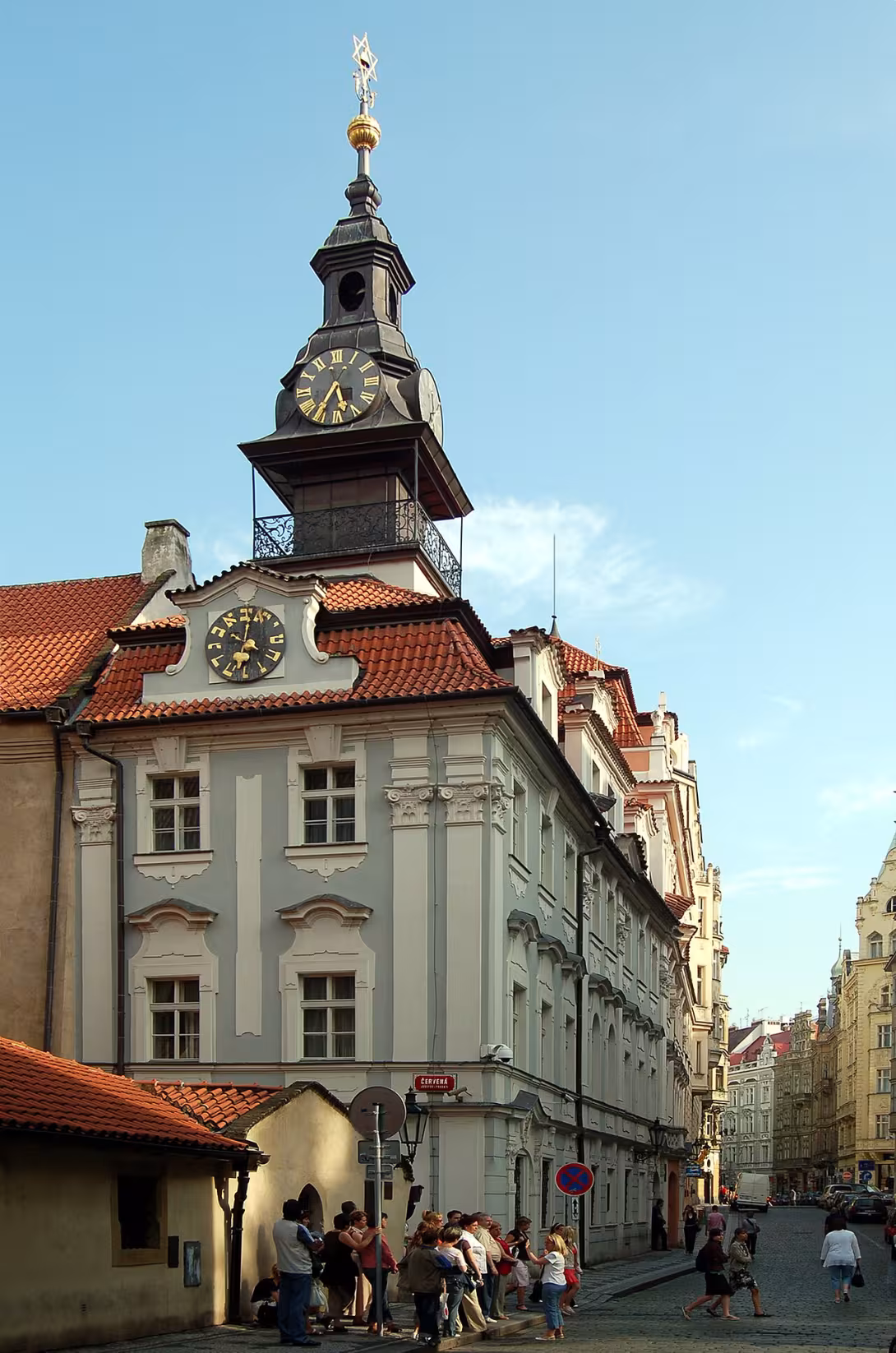 Dnešní pohled – Židovská radnice v Praze-Josefově
