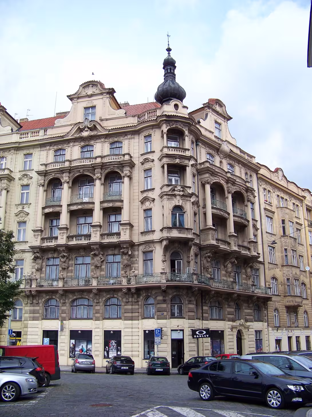 Dnešní pohled – Dům Jiráskovo náměstí 2