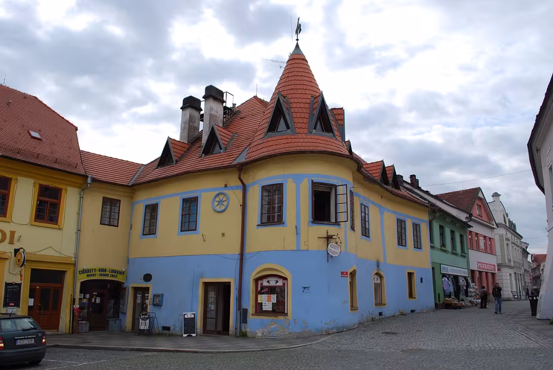 Dnešní pohled – Dům U Modré hvězdy