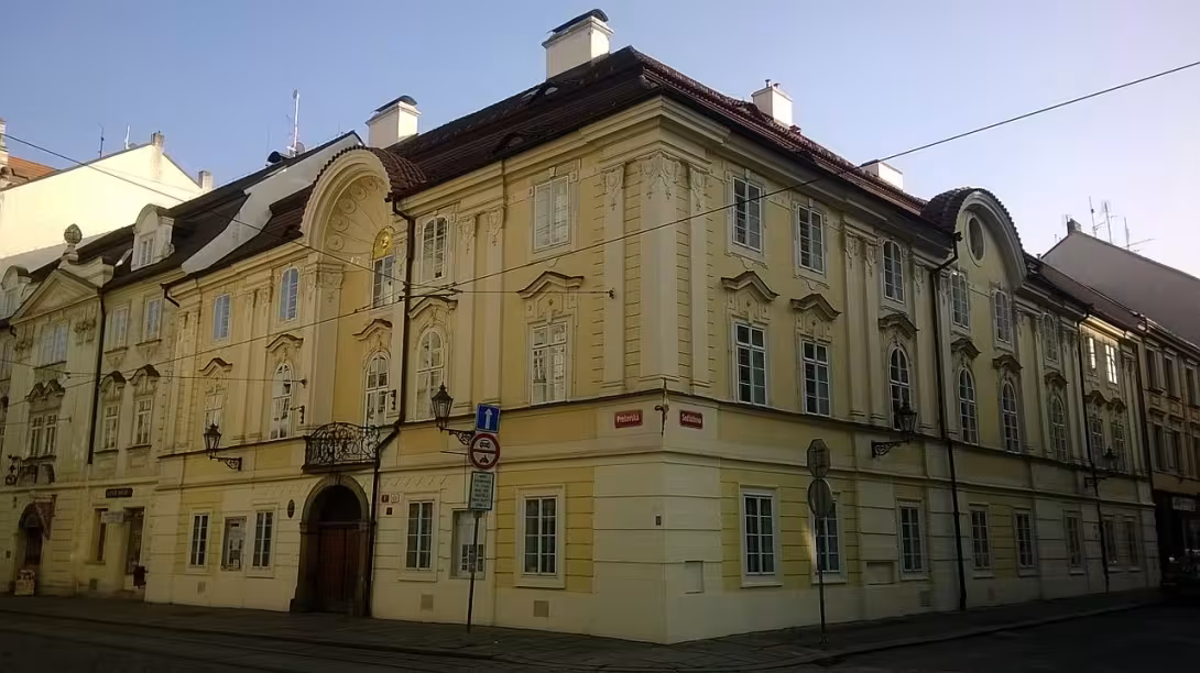 Dnešní pohled – Dům U Zlatého slunce