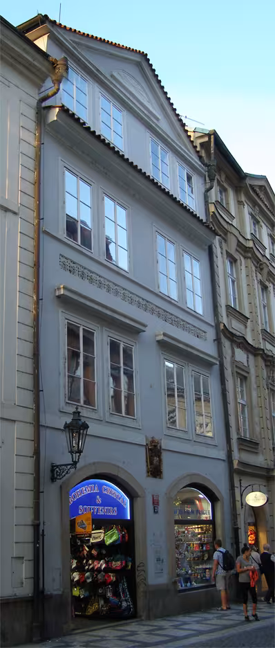 Dnešní pohled – Dům U Červeného orla (Celetná)