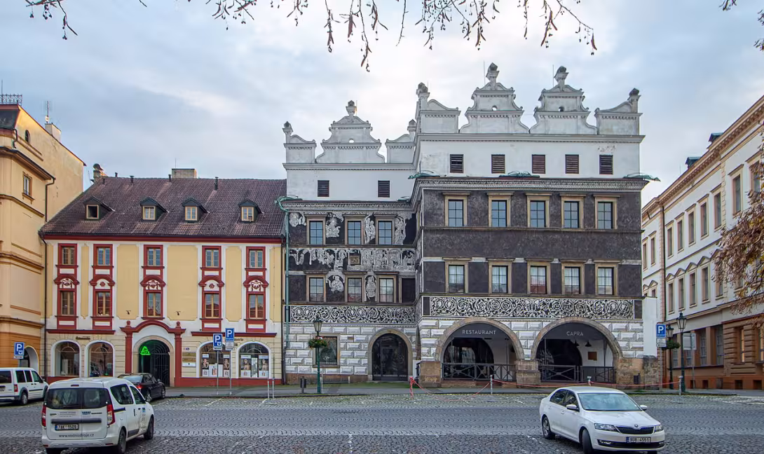 Dnešní pohled – Dům U černého orla v Litoměřicích