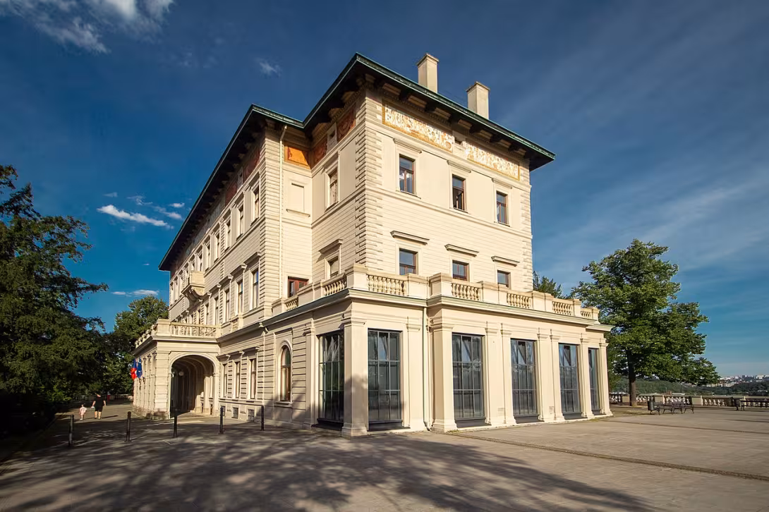 Dnešní pohled – Gröbova vila