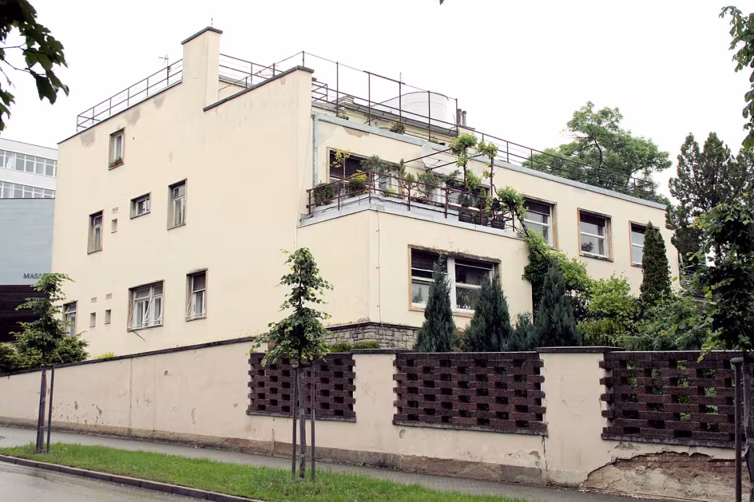Dzisiejszy widok – Haasova vila