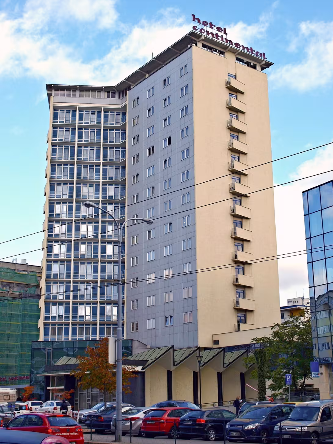 Dnešní pohled – Hotel Continental