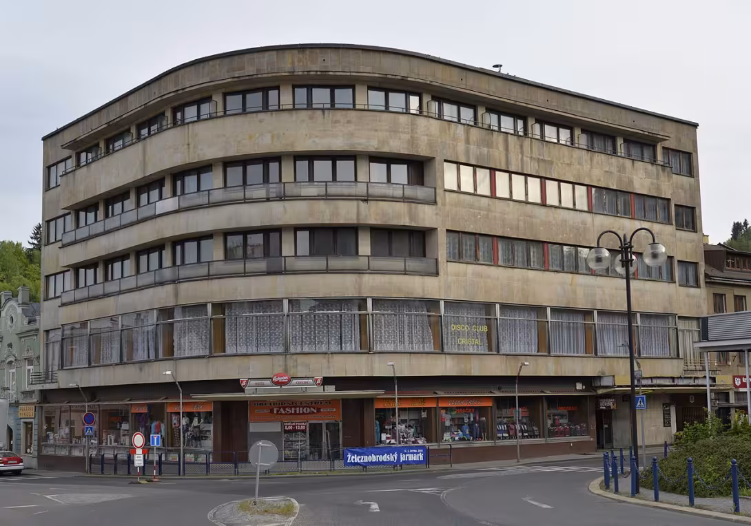 Dnešní pohled – Hotel Cristal