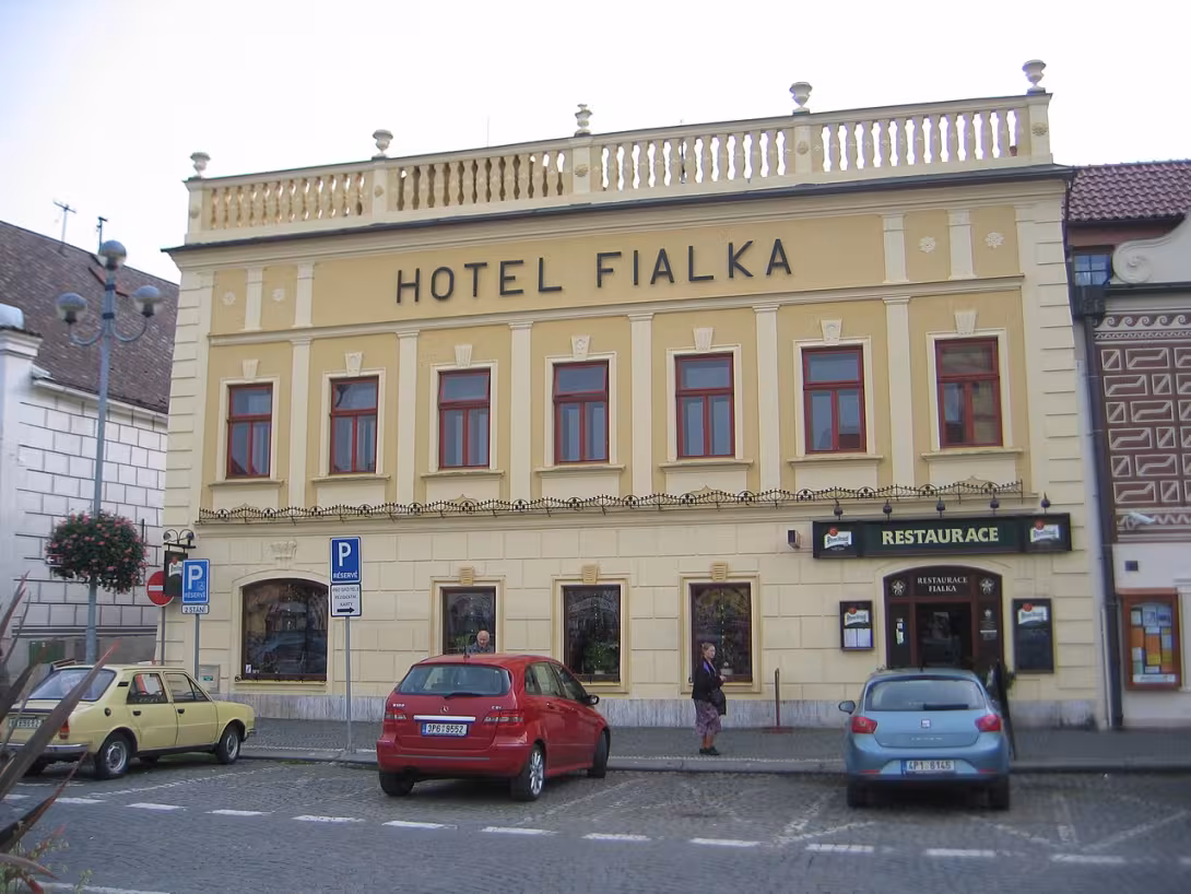 Dnešní pohled – Hotel Fialka