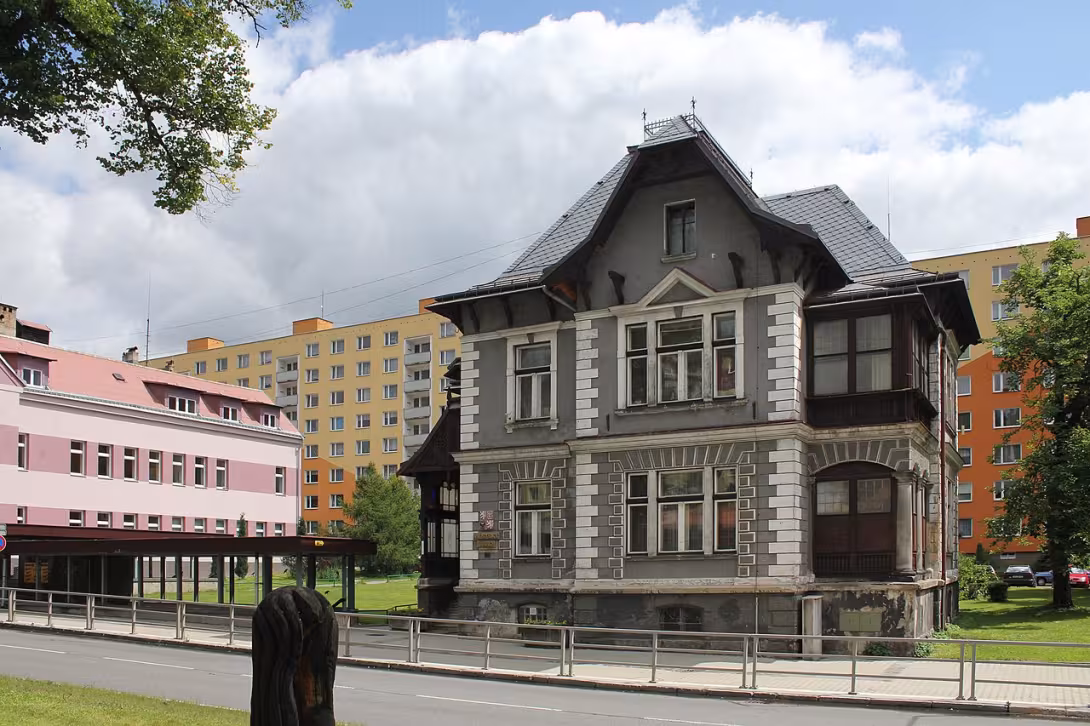 Dnešní pohled – Kotrčova vila