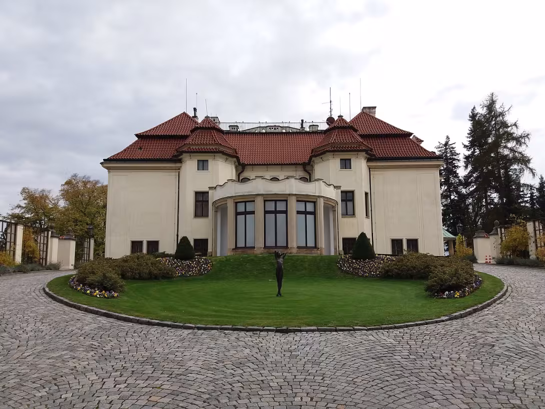 Dnešní pohled – Kramářova vila