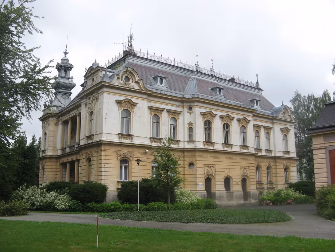 Dnešní pohled – Langerova vila (Předměstí)