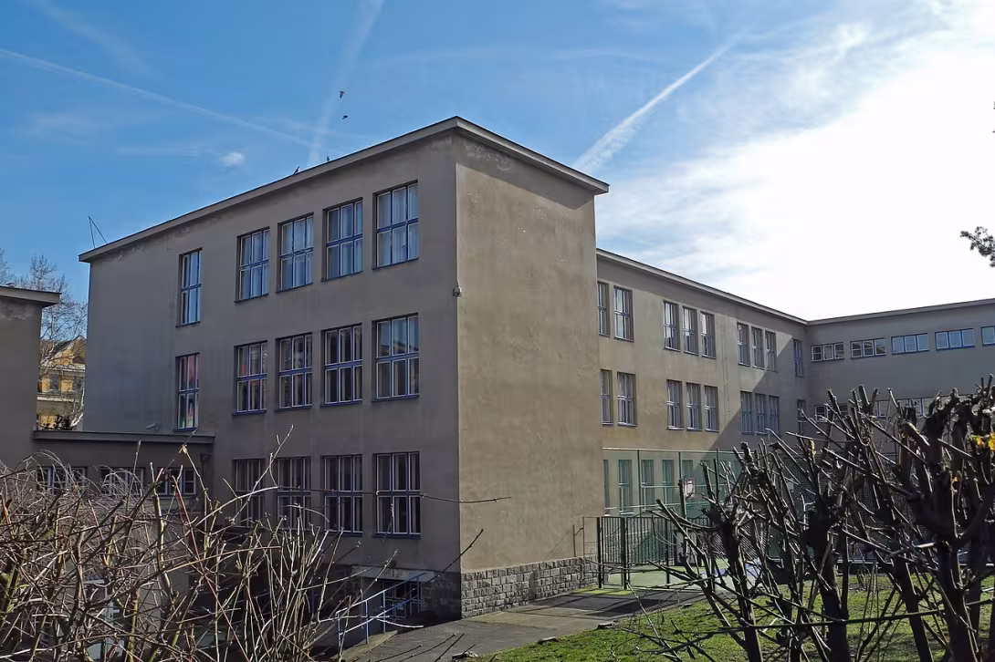 Heutige Ansicht – Menšinová škola občanská a obecní Ústí nad Labem