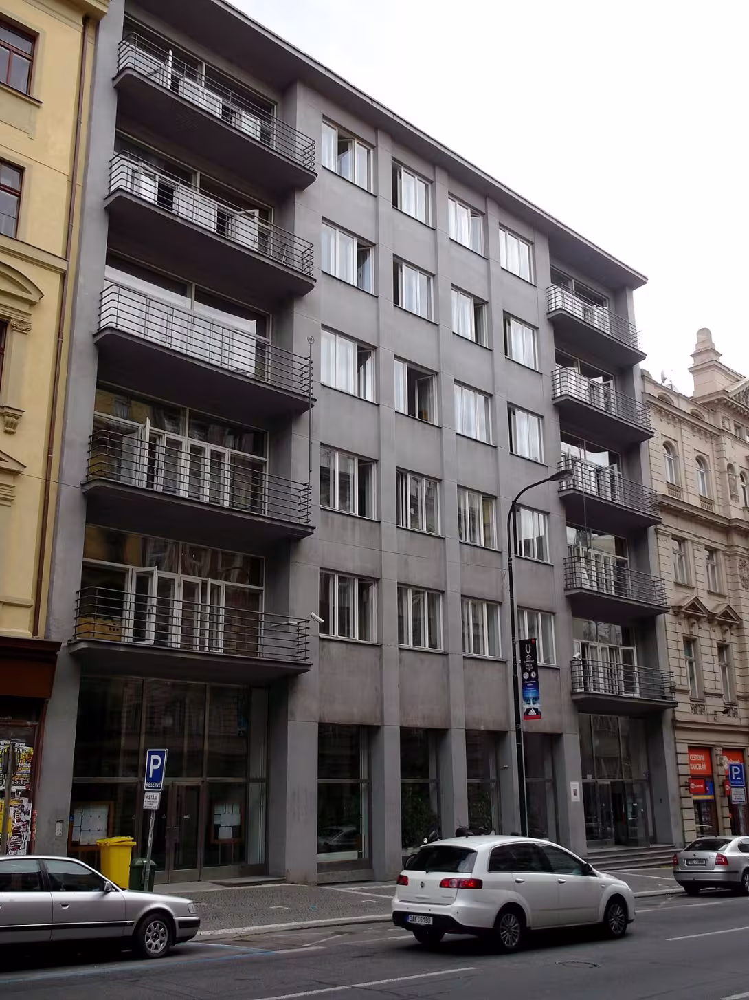 Dnešní pohled – Palác YWCA