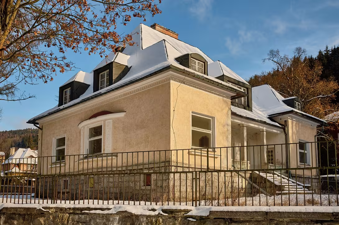 Dnešní pohled – Vila Karla Fuchse
