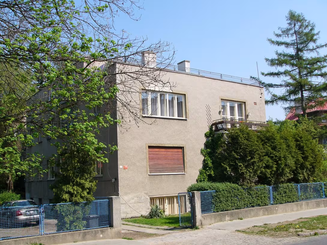 Dnešní pohled – Vila Pauly a Hanse Briessových
