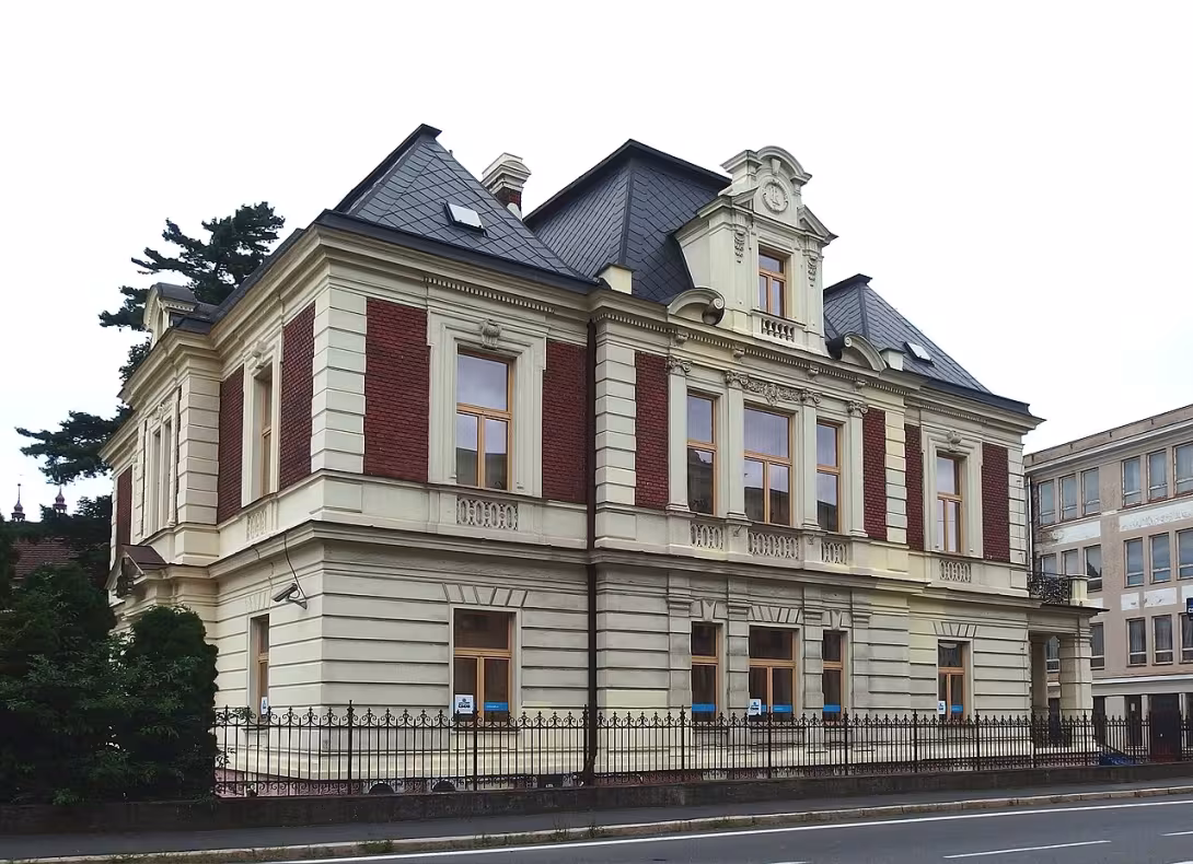 Dnešní pohled – Vila Rudolfa Larische