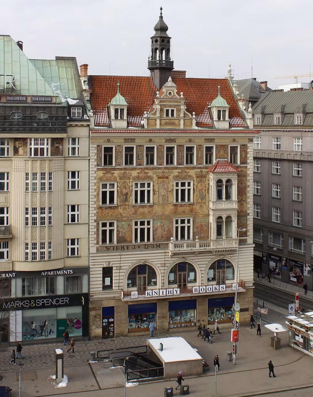 Dnešní pohled – Wiehlův dům (Praha)