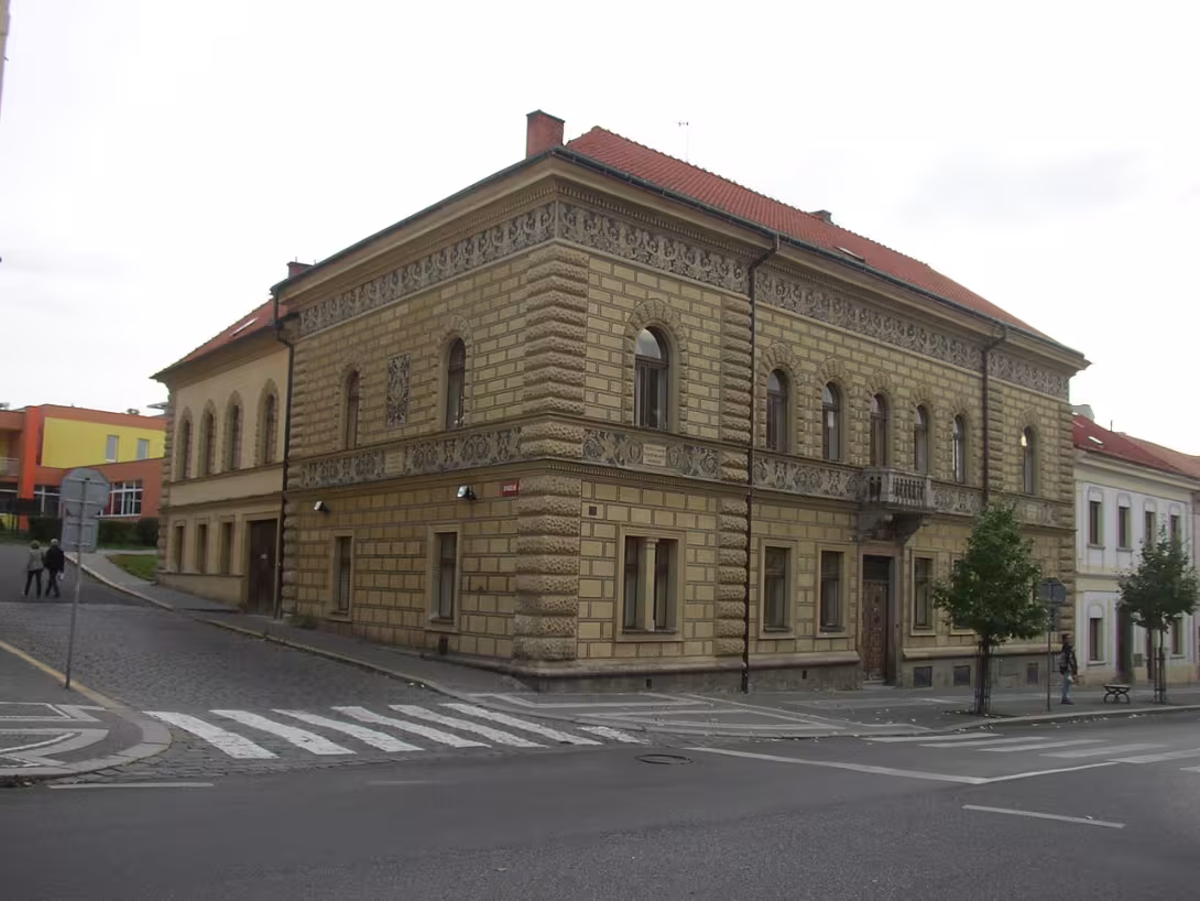Dnešní pohled – Wiehlův dům (Slaný)