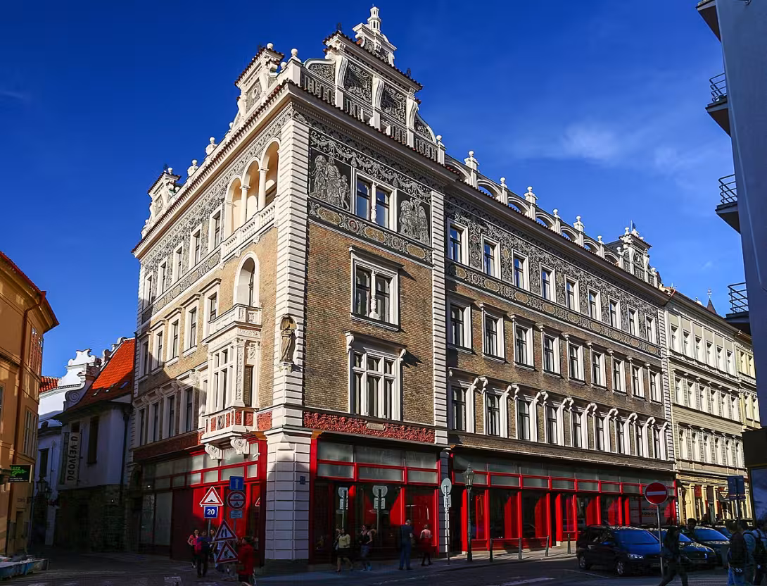 Dnešní pohled – dům U Mladých Goliášů