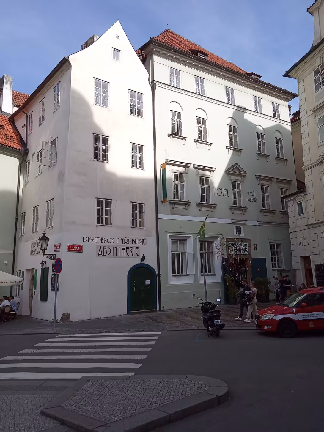 Dnešní pohled – dům U Zelené žáby