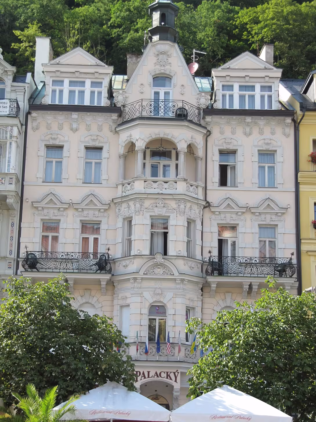 Dnešní pohled – hotel Palacký