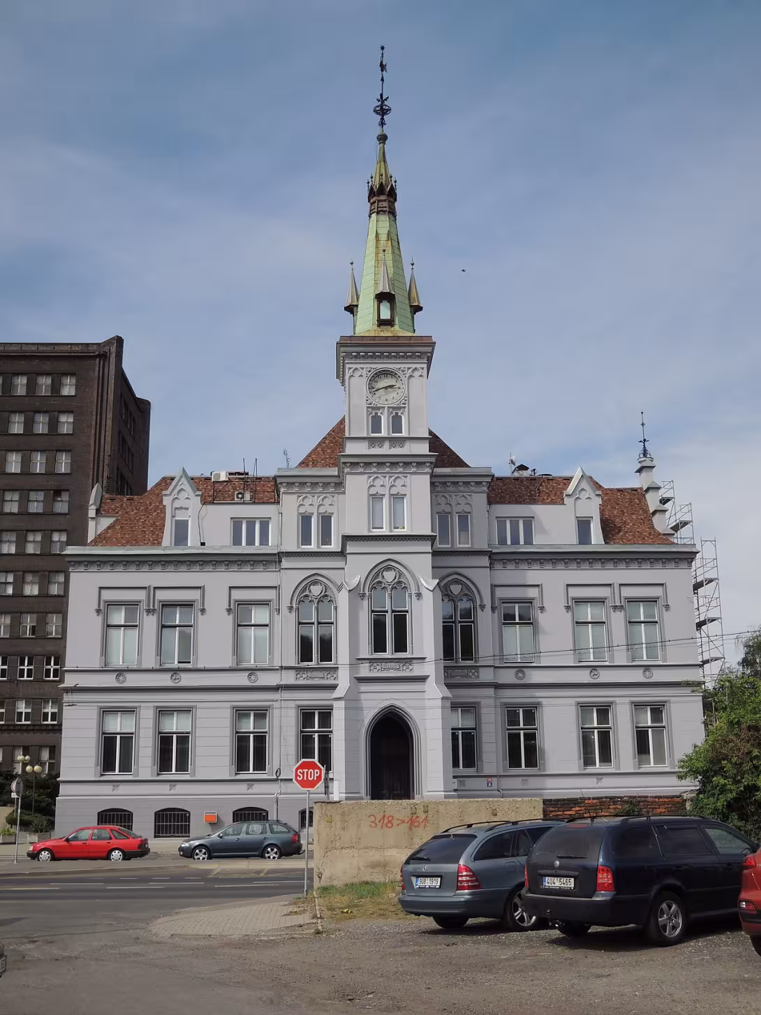 Heutige Ansicht – stará správní budova Spolchemie