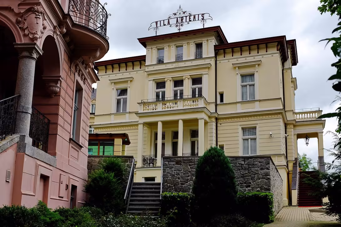 Dnešní pohled – vila Artemis