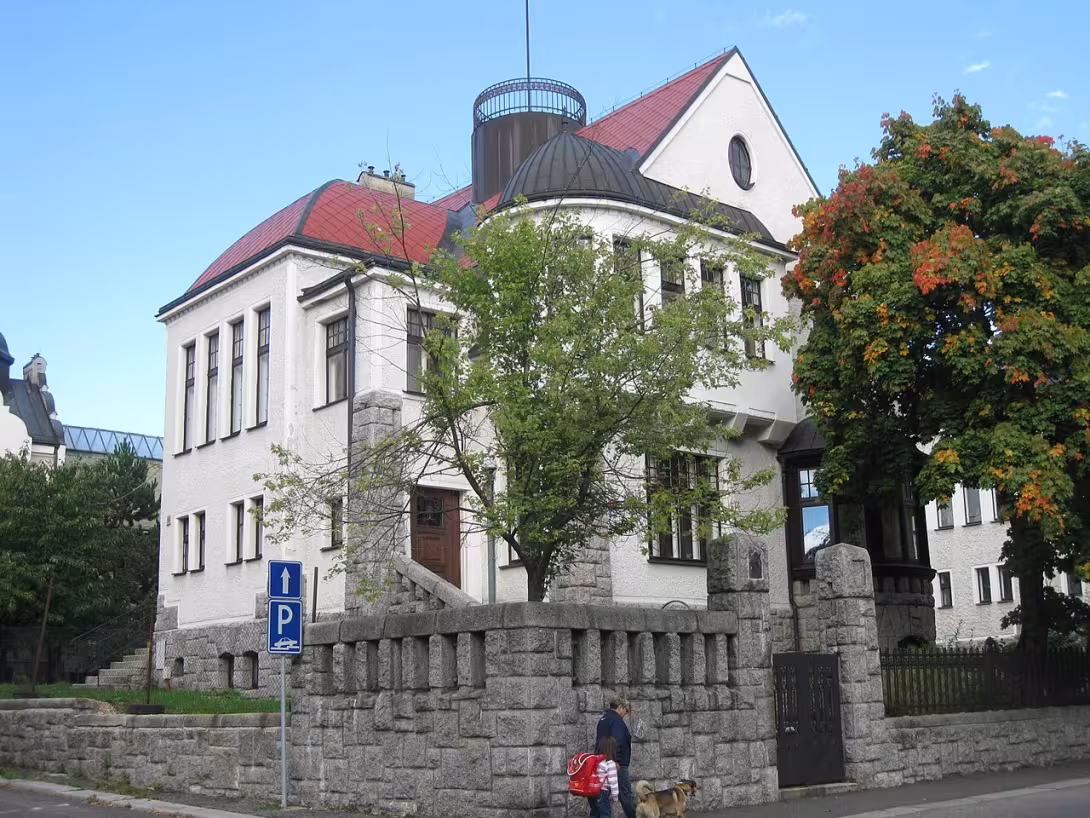 Dnešní pohled – vila Josefa Jägera