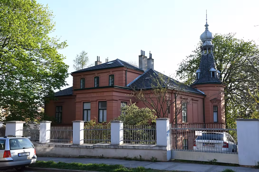 Dnešní pohled – vila Karla Kaisera
