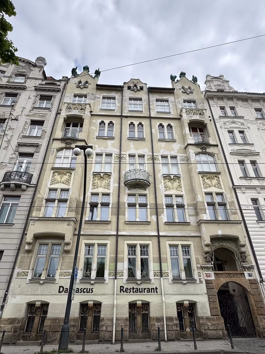 Dnešní pohled – Činžovní dům Hilbertův