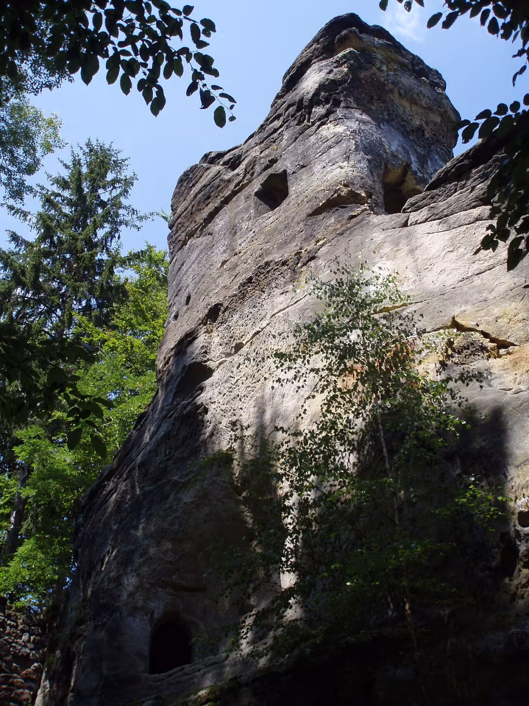 Dnešní pohled – Skalní hrad Svojkov