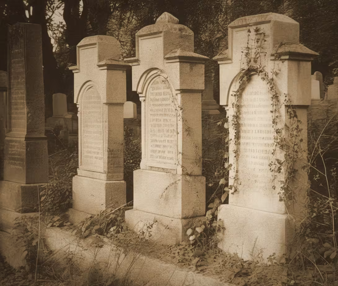 Historická podoba – Židovský hřbitov v Humpolci